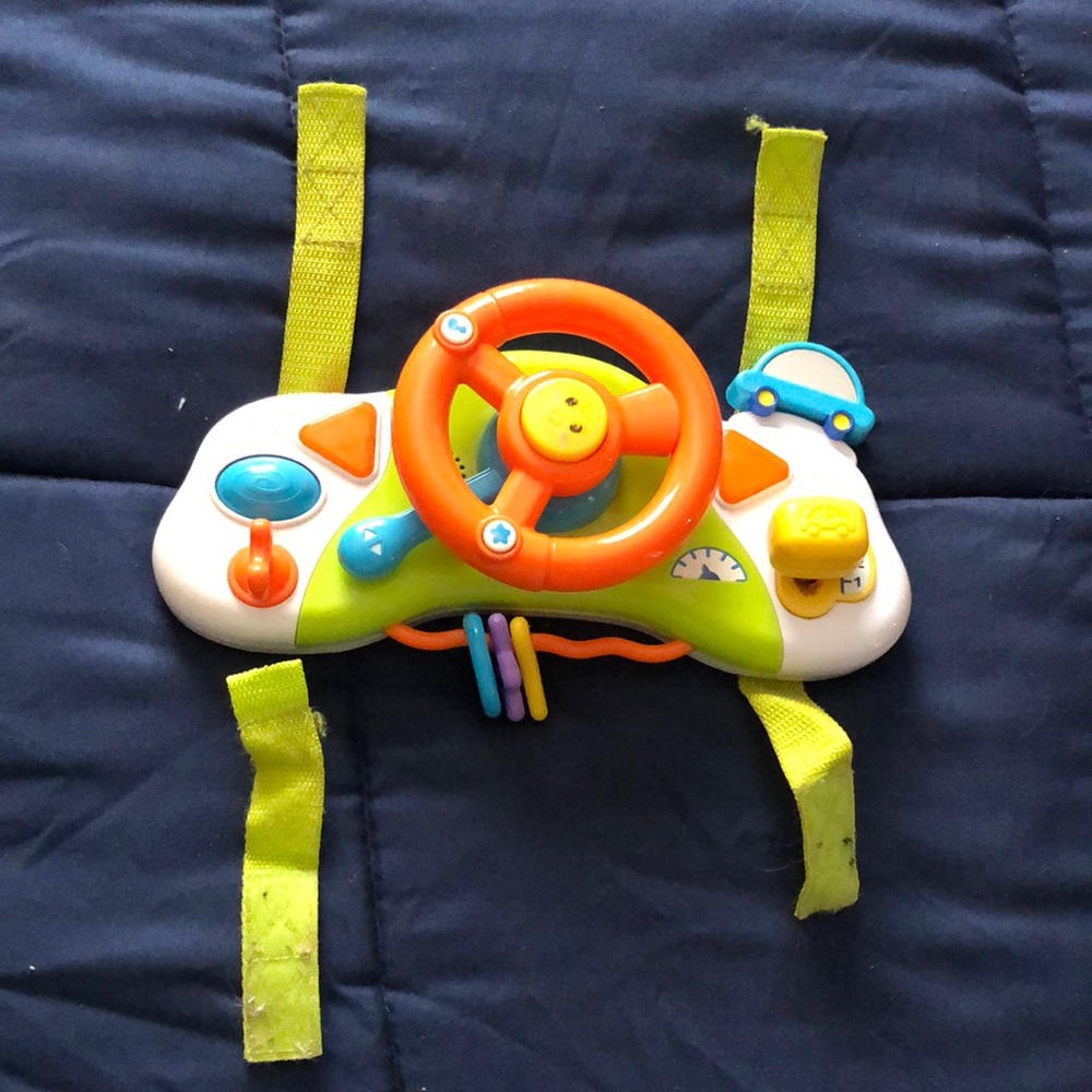 Stroller steering wheel